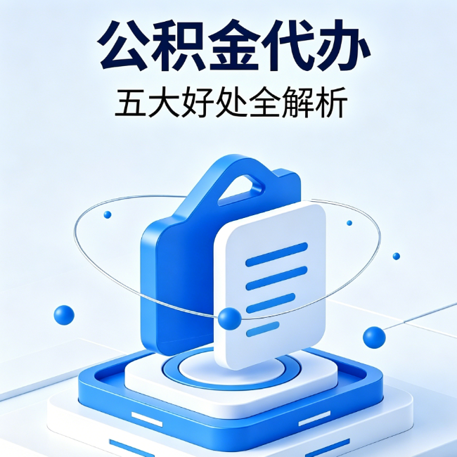 漳州公积金代办到底值不值？这5大好处让你少走弯路